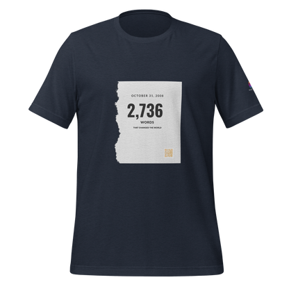 "Bitcoin White Paper" – Cotton T-Shirt