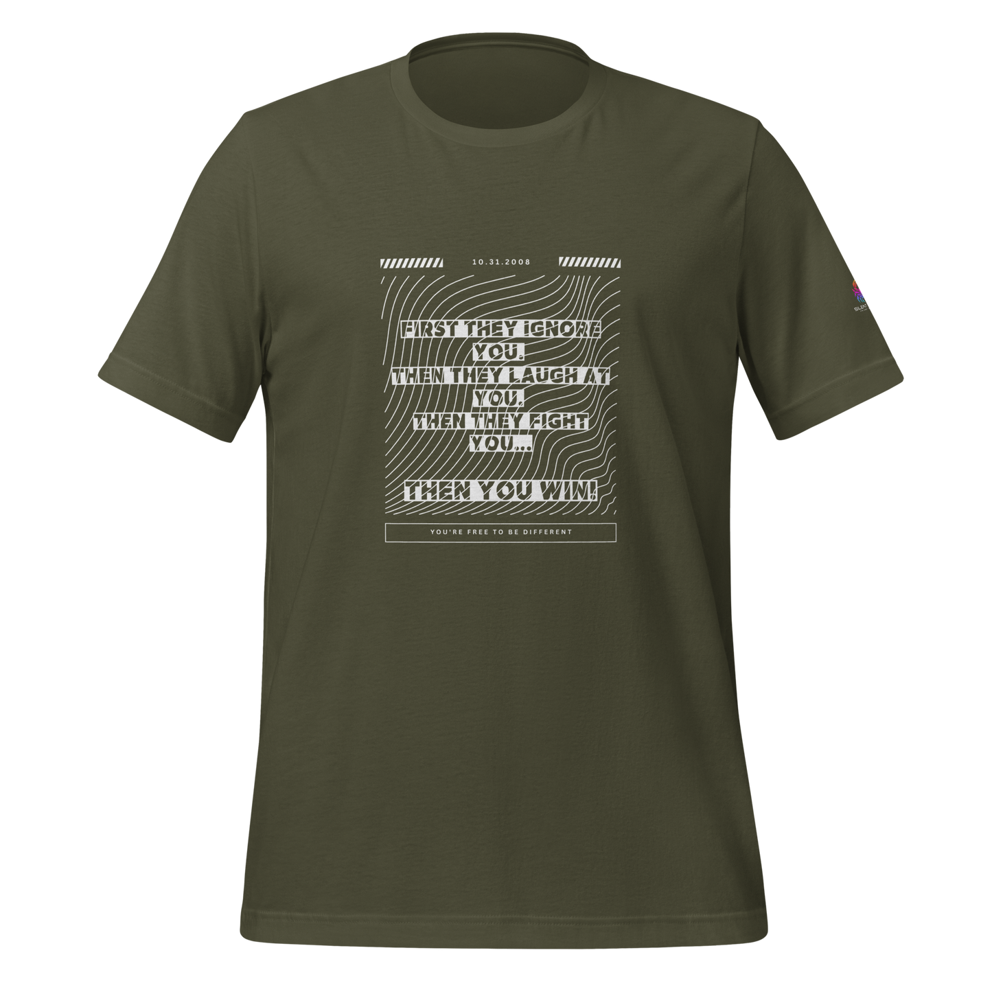 "Progression of Change" – Inspirational Quote T-Shirt