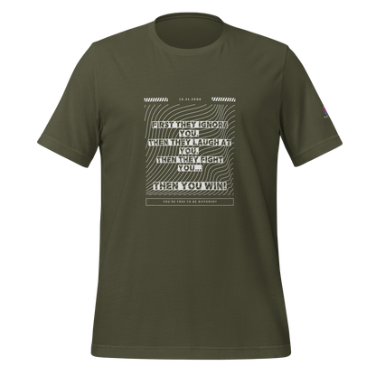 "Progression of Change" – Inspirational Quote T-Shirt