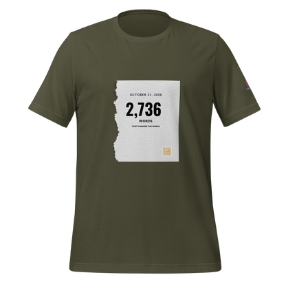 "Bitcoin White Paper" – Cotton T-Shirt