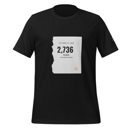 "Bitcoin White Paper" – Cotton T-Shirt