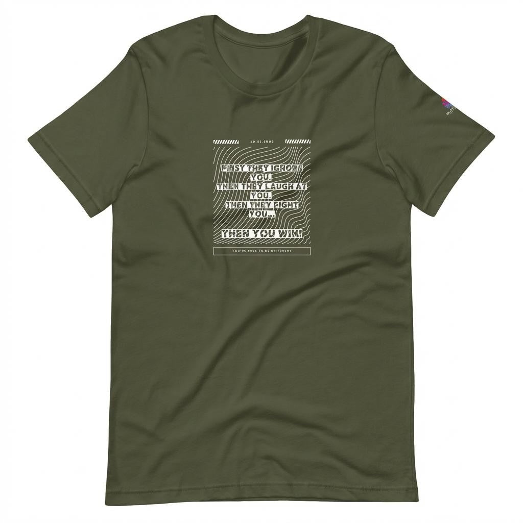 "Progression of Change" – Inspirational Quote T-Shirt