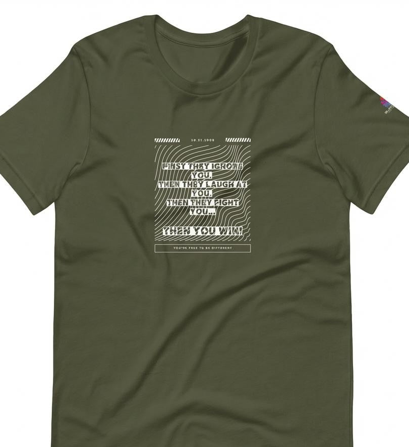 "Progression of Change" – Inspirational Quote T-Shirt
