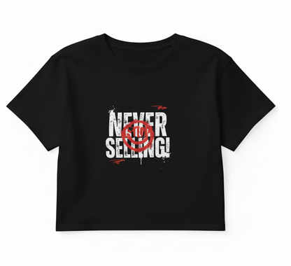 "Never Selling" – Women's Crop Top