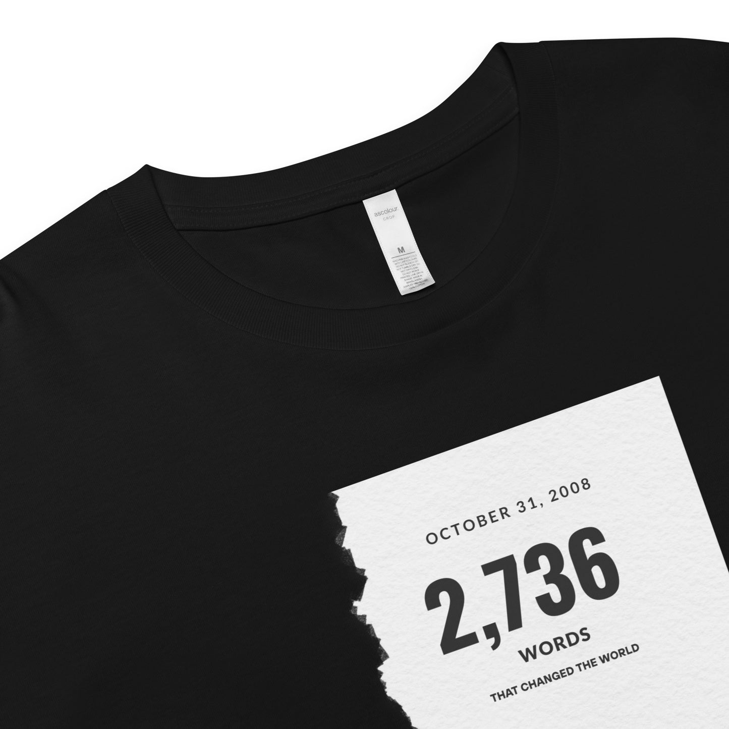 "Bitcoin White Paper" – Women’s Crop Top